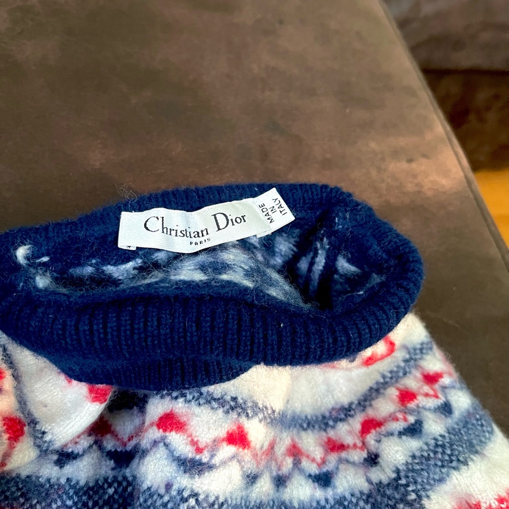 Dior Kids Sweater - Navy, Red, and White